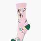 WOMENS AUSSIE XMAS BIRDS BAMBOO SOCK