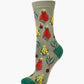 WOMENS AUSSIE TREES BAMBOO SOCK