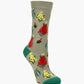 WOMENS AUSSIE TREES BAMBOO SOCK
