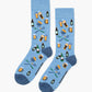 MENS BBQ KING BAMBOO SOCK CARD