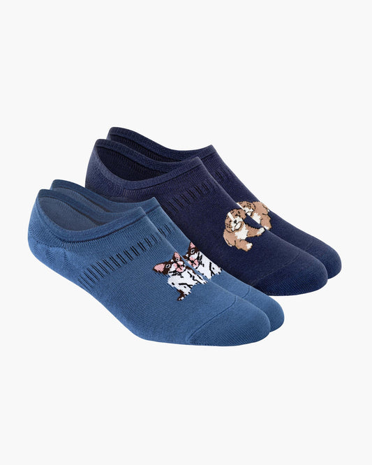 MENS BEST FRIEND 2PK BAMBOO INVISIBLE SOCKS