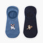 MENS BEST FRIEND 2PK BAMBOO INVISIBLE SOCKS