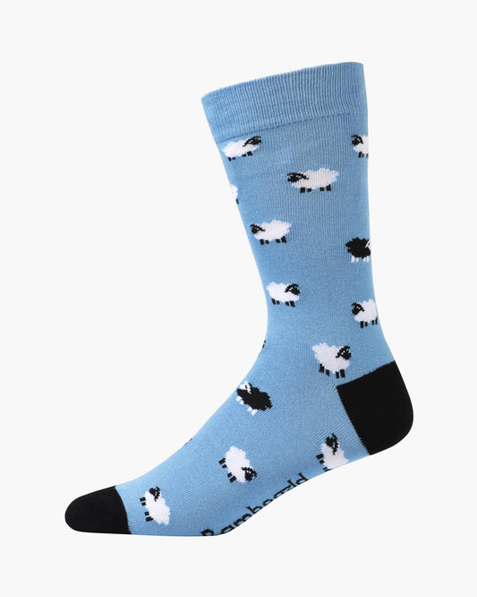 MENS BLACK SHEEP BAMBOO SOCK