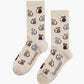 WOMENS CATS BAMBOO SOCK - SAND