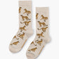 WOMENS CHEETAH BAMBOO SOCK