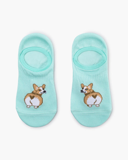 WOMENS CORGI BAMBOO SECRET SOCK