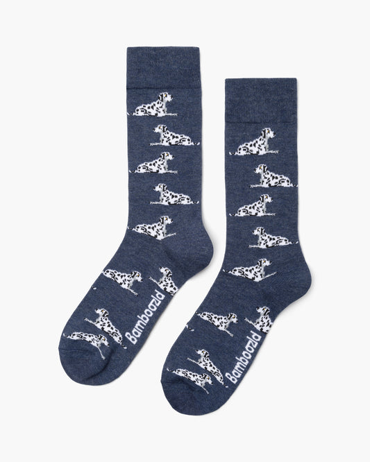 MENS DALMATIAN BAMBOO SOCK