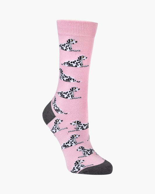 WOMENS DALMATIAN BAMBOO SOCK