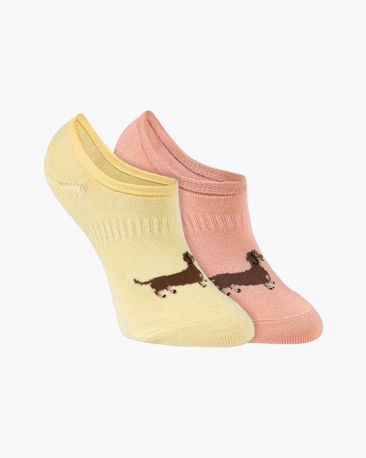 WOMENS DASH PUPS 2PK BAMBOO INVISIBLE SOCKS
