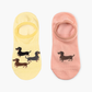 WOMENS DASH PUPS 2PK BAMBOO INVISIBLE SOCKS