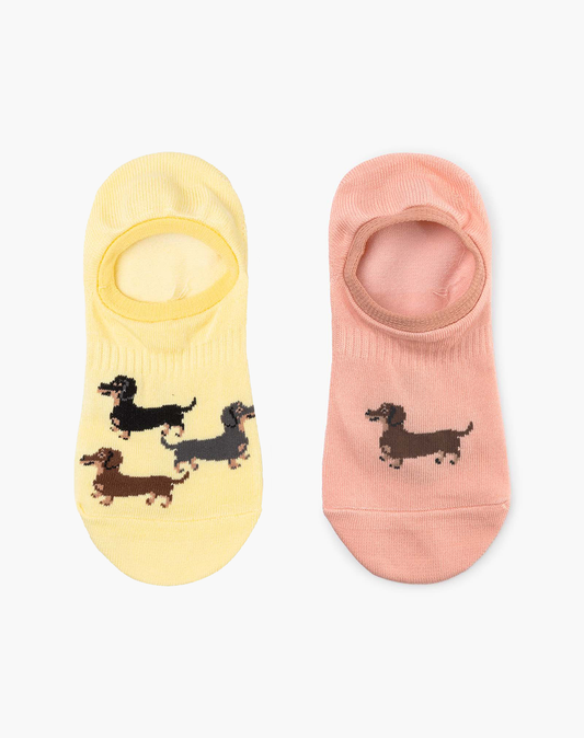 WOMENS DASH PUPS 2PK BAMBOO INVISIBLE SOCKS