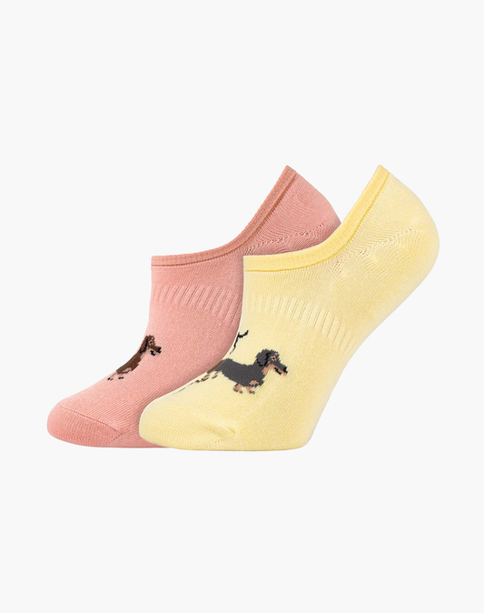 WOMENS DASH PUPS 2PK BAMBOO INVISIBLE SOCKS