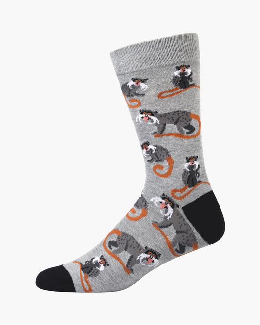 MENS EMPEROR TAMARIN MONKEY BAMBOO SOCK