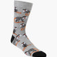 MENS EMPEROR TAMARIN MONKEY BAMBOO SOCK