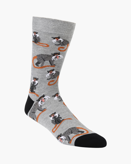 MENS EMPEROR TAMARIN MONKEY BAMBOO SOCK