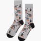 MENS EMPEROR TAMARIN MONKEY BAMBOO SOCK