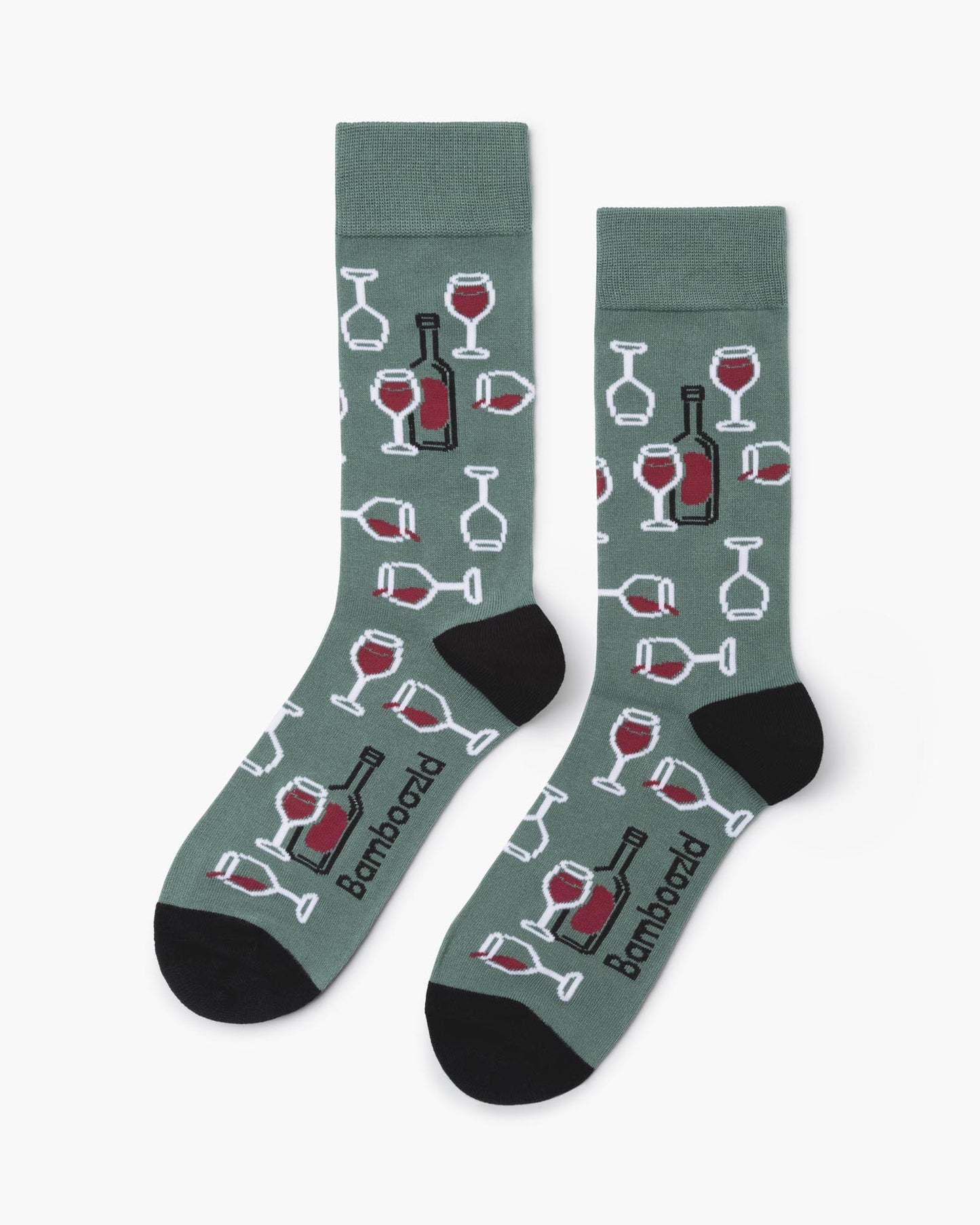MENS FINE WINE BAMBOO SOCK CARD
