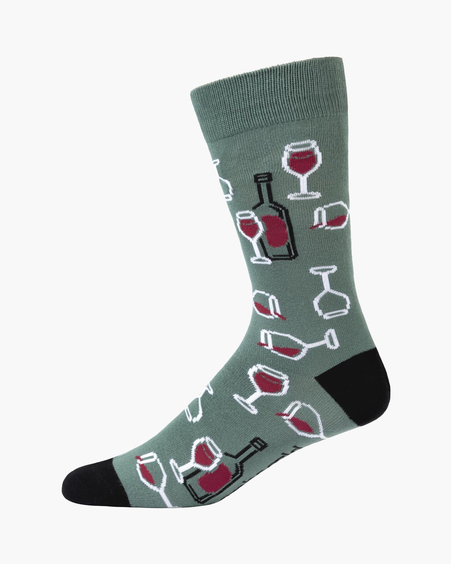 MENS FINE WINE BAMBOO SOCK