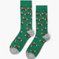 MENS FOXY BAMBOO SOCK - GREEN