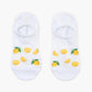 WOMENS SUMMER FRUITS 2PK BAMBOO INVISIBLE SOCKS