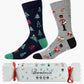 MENS 2PK FESTIVE NUTCRACKER