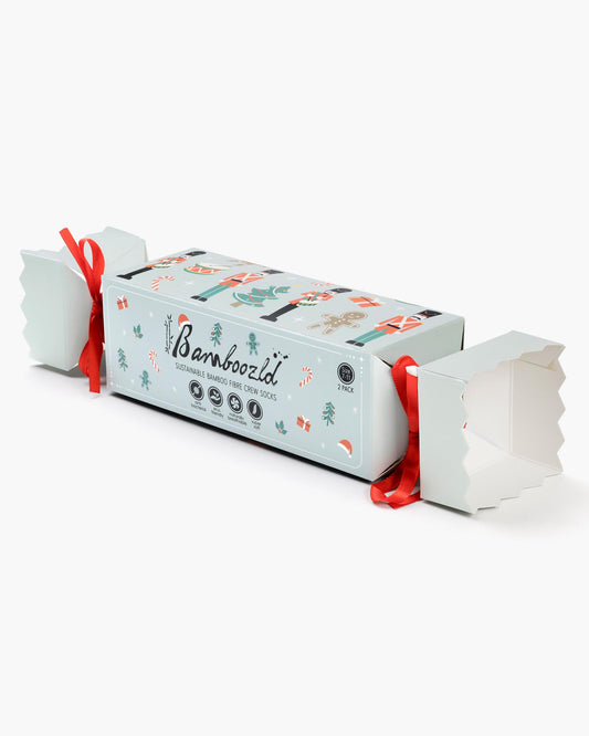 MENS 2PK FESTIVE NUTCRACKER