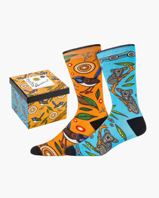 MENS NATIVE AUSTRALIAN SKY & LAND 2PK GIFT BOX
