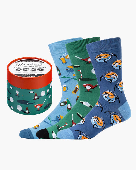 MENS WEEKENDER AWAY 3PK GIFT CAN