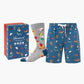 MENS CRICKET BATSMAN SHORT & SOCK GIFT SET