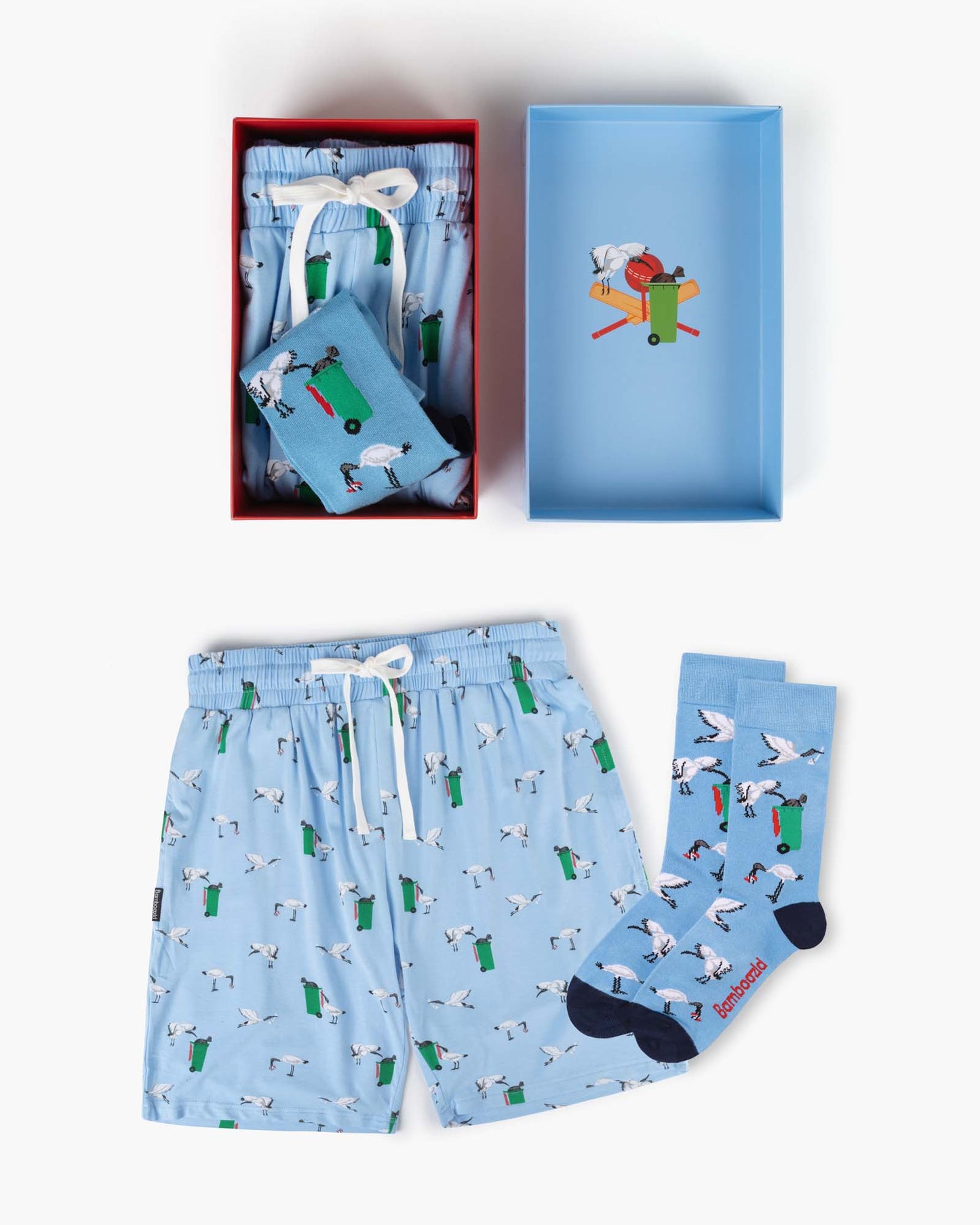 MENS BIN CHICKEN SHORT & SOCK GIFT SET