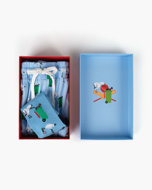 MENS BIN CHICKEN SHORT & SOCK GIFT SET