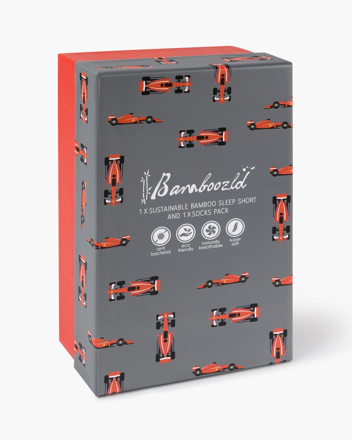 MENS F1 RACER SHORT & SOCK GIFT SET