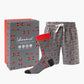 MENS F1 RACER SHORT & SOCK GIFT SET
