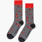 MENS F1 RACER SHORT & SOCK GIFT SET