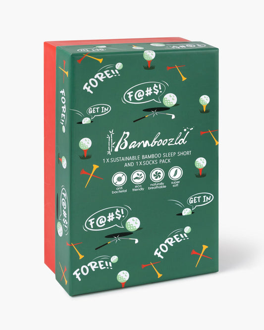 MENS HOLE IN ONE SHORT & SOCK GIFT SET
