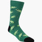 MENS GREEN TREE FROG BAMBOO SOCK