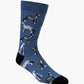MENS GREY HOUND BAMBOO SOCK