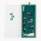 MENS HO HO HO DASH BAMBOO SOCK CARD - GREEN