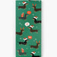 MENS HO HO HO DASH BAMBOO SOCK CARD - GREEN