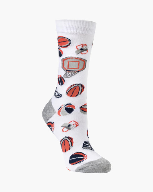 WOMENS HOOPS BAMBOO SOCK