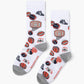 WOMENS HOOPS BAMBOO SOCK