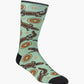 MENS NATIVE AUSTRALIAN CROCODILE BAMBOO SOCK