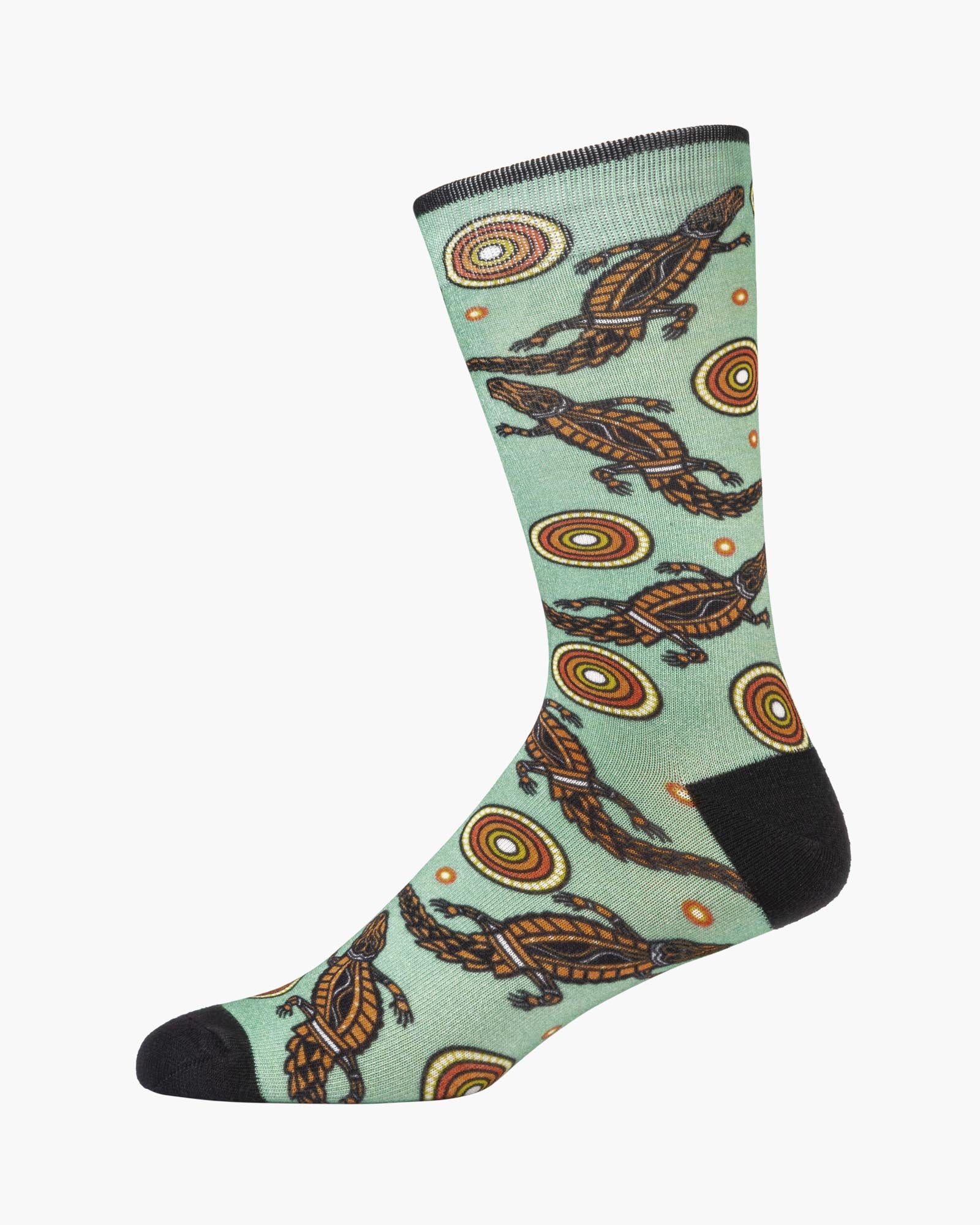 MENS NATIVE AUSTRALIAN CROCODILE BAMBOO SOCK – Bamboozld