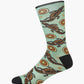 MENS NATIVE AUSTRALIAN CROCODILE BAMBOO SOCK