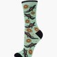 WOMENS NATIVE AUSTRALIAN CROCODILE BAMBOO SOCK