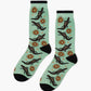 WOMENS NATIVE AUSTRALIAN CROCODILE BAMBOO SOCK
