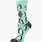WOMENS KING PENGUIN BAMBOO SOCK