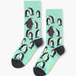 WOMENS KING PENGUIN BAMBOO SOCK