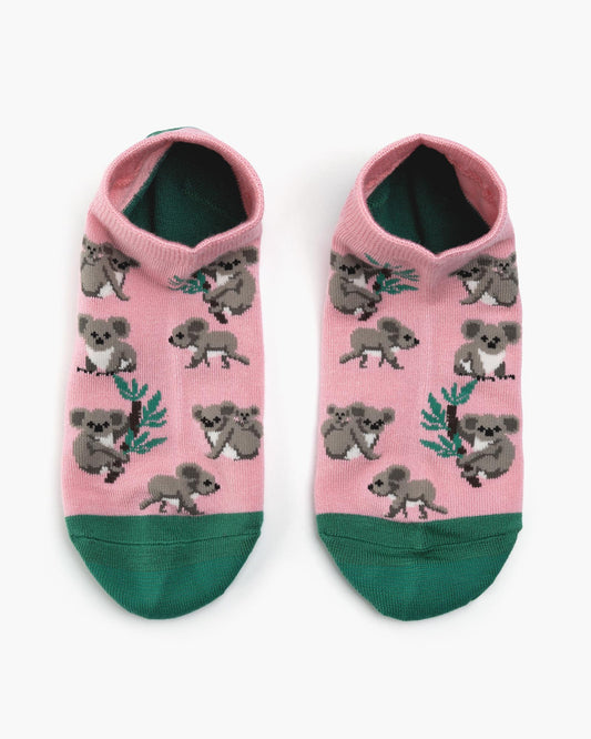 WOMENS KOALA BAMBOO PED SOCK