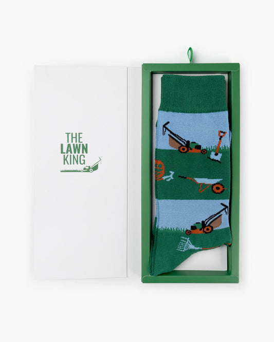 MENS LAWN KING BAMBOO SOCK CARD